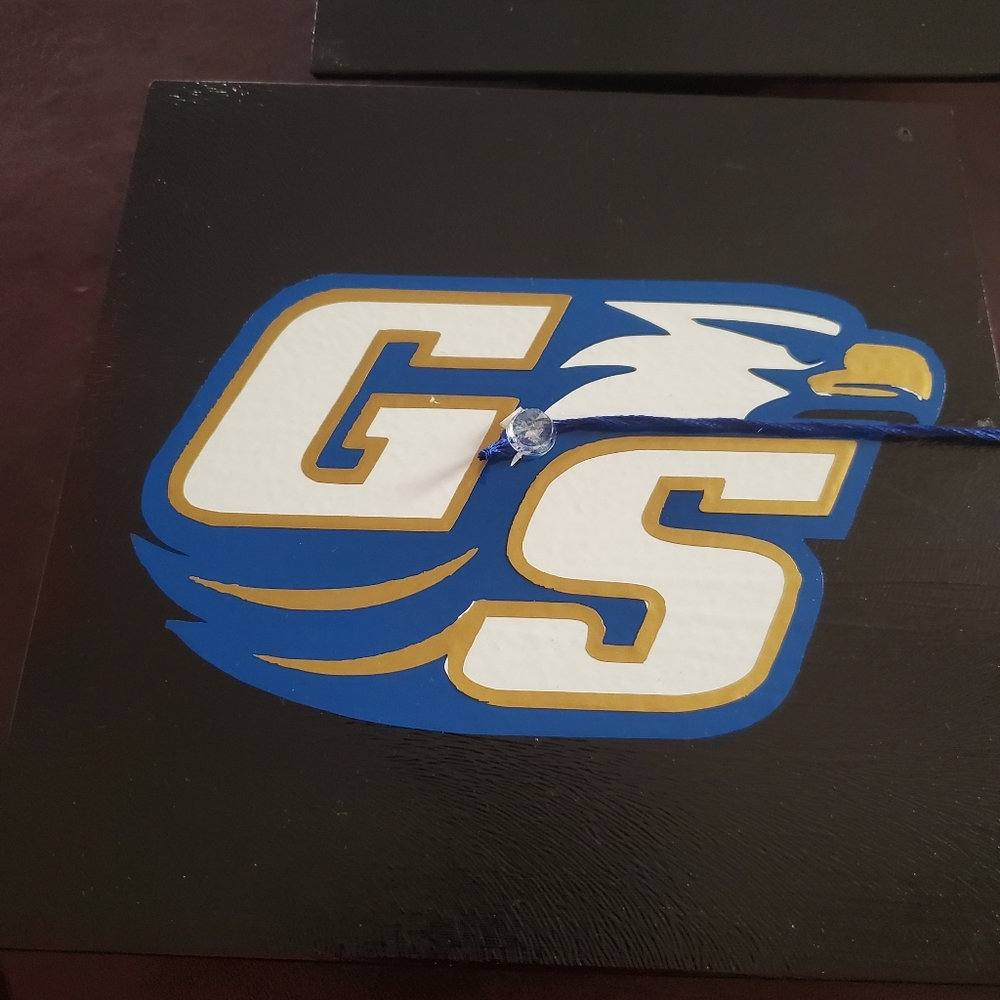 Personalized Graduation Cap Centerpieces